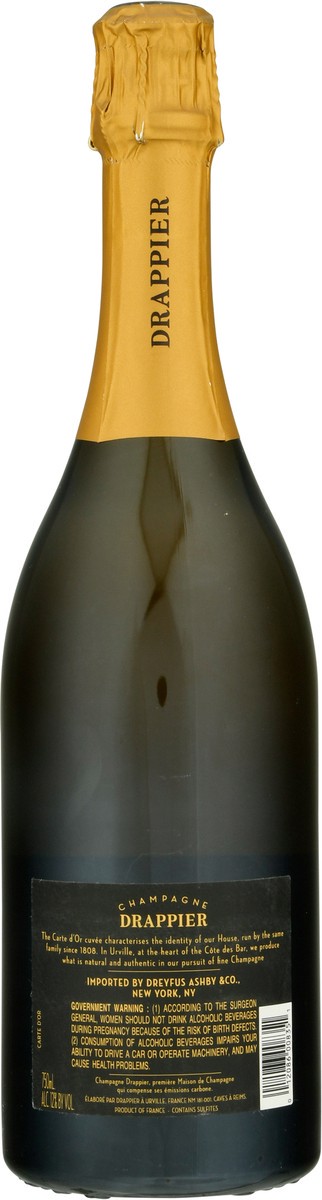 slide 8 of 9, Drappier Brut Carte d'Or Champagne 750 ml Bottle, 750 ml
