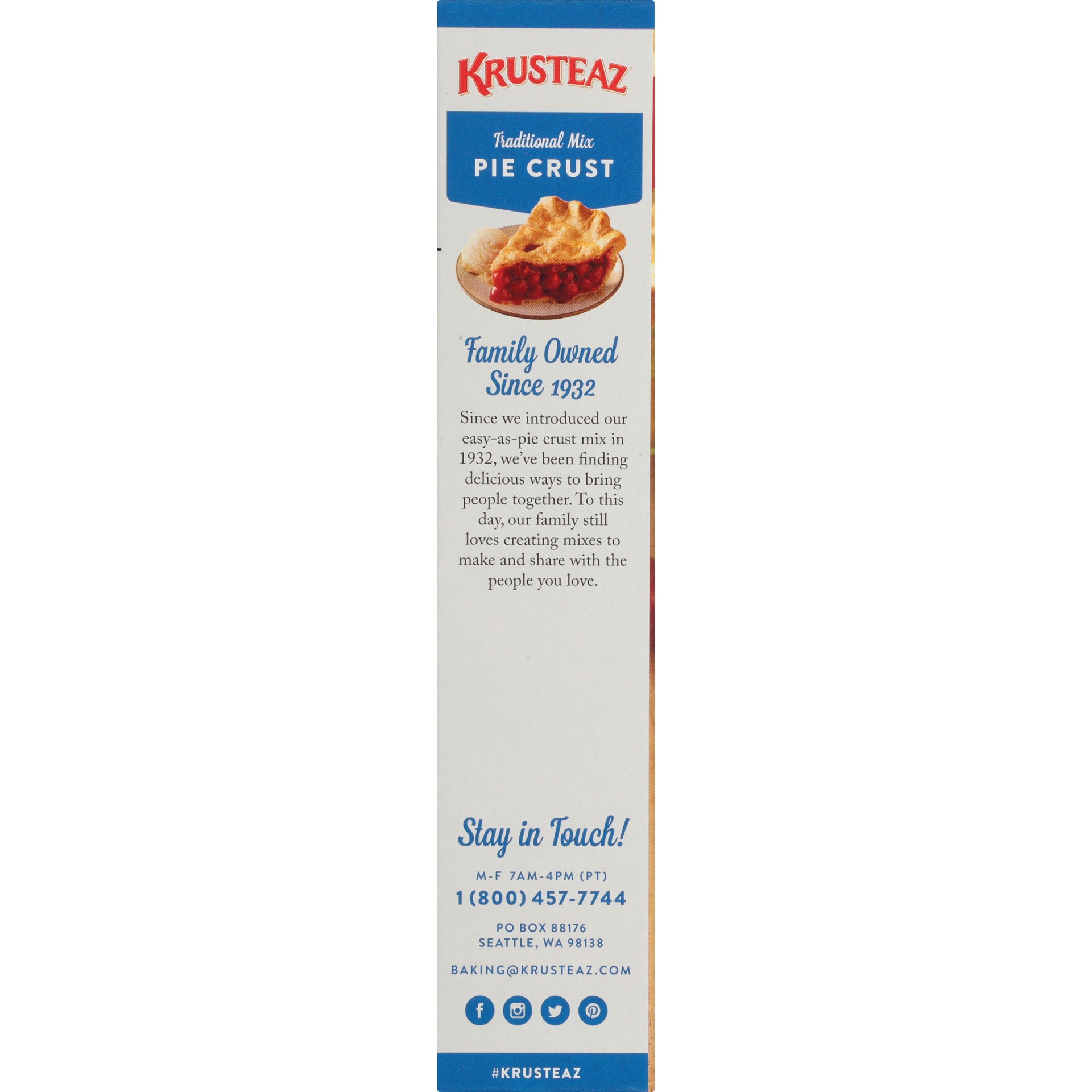 Krusteaz Traditional Light & Flaky Pie Crust Mix, 20, 50% Off