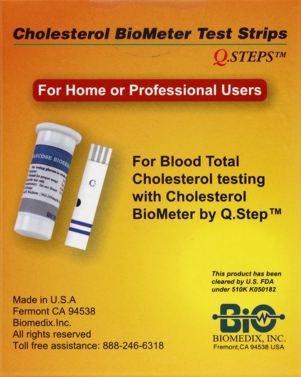 slide 5 of 5, Q Steps Test Strips 3 ea, 6 ct