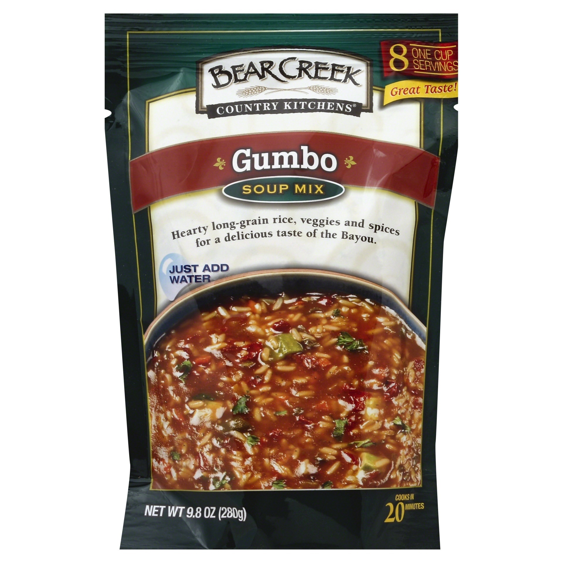 slide 1 of 8, Bear Creek Gumbo Soup Mix, 9.8 oz