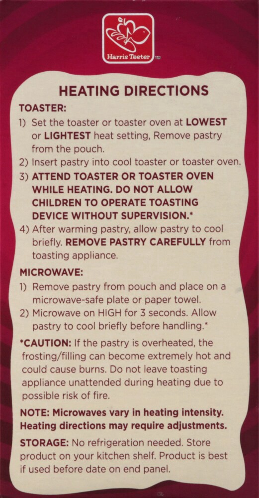 slide 3 of 5, Harris Teeter Strawberry Toaster Pastries, 6 ct