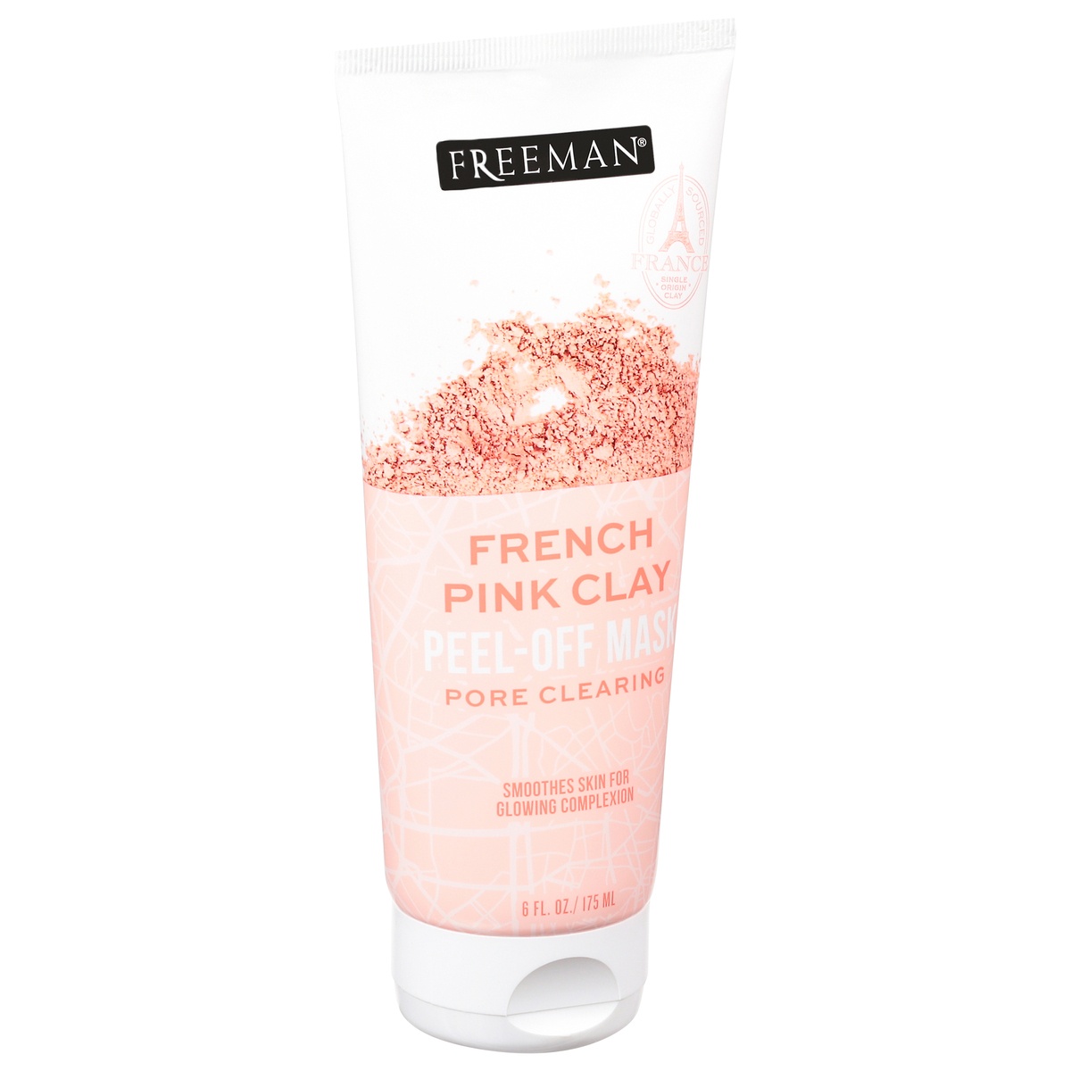 slide 2 of 10, Freeman French Pink Clay Pore Clearing Peel-Off Mask, 6 oz