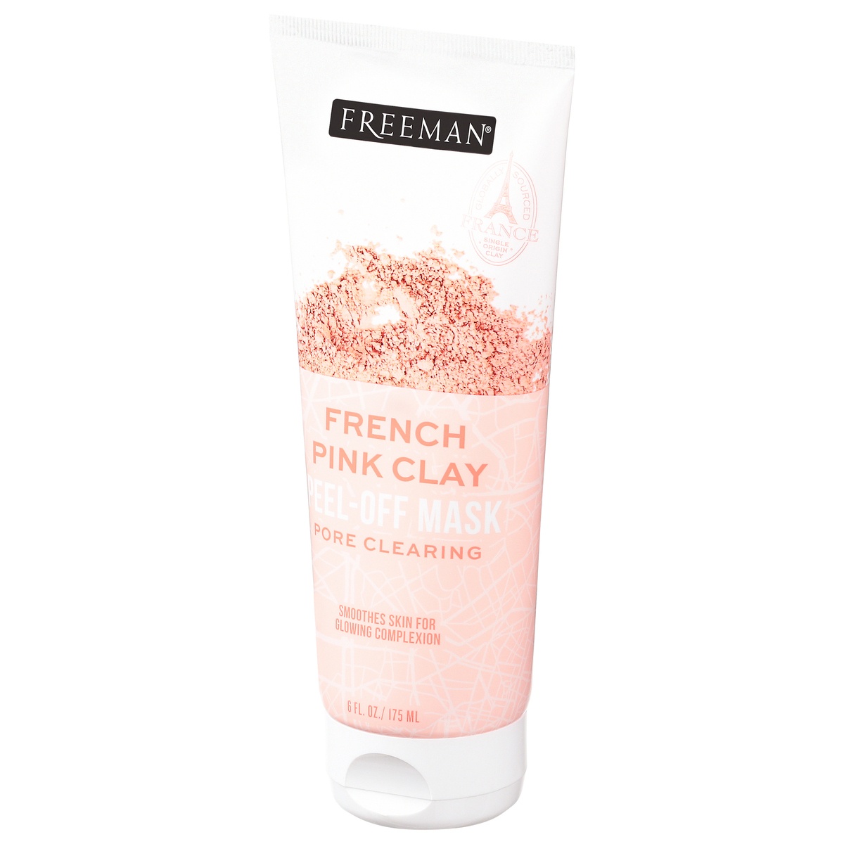 slide 3 of 10, Freeman French Pink Clay Pore Clearing Peel-Off Mask, 6 oz