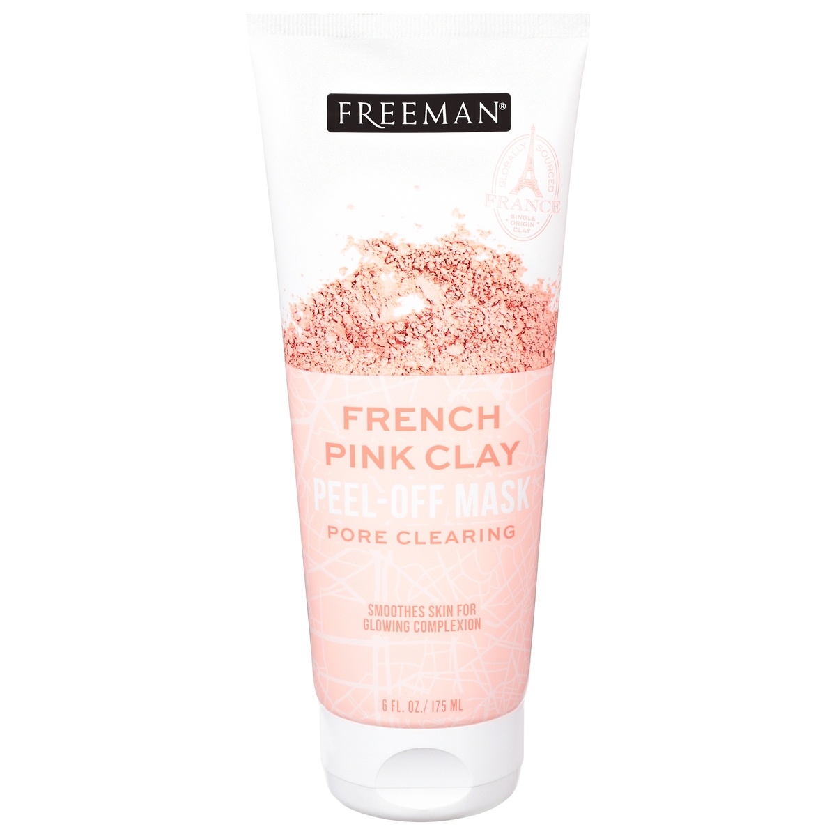 slide 10 of 10, Freeman French Pink Clay Pore Clearing Peel-Off Mask, 6 oz