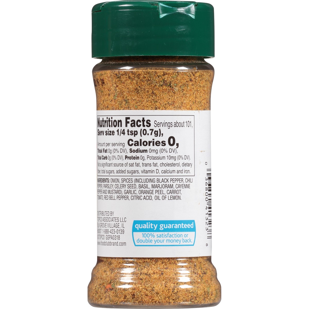 slide 3 of 10, Food Club Salt Free Table Seasoning Blend, 2.5 oz