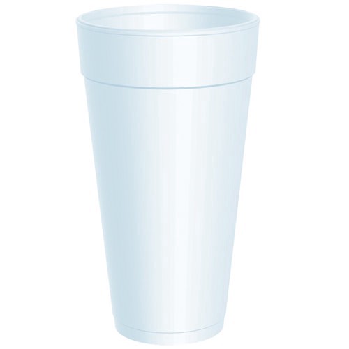 slide 1 of 1, Dart Tall Foam Cup (24J24), 24 oz
