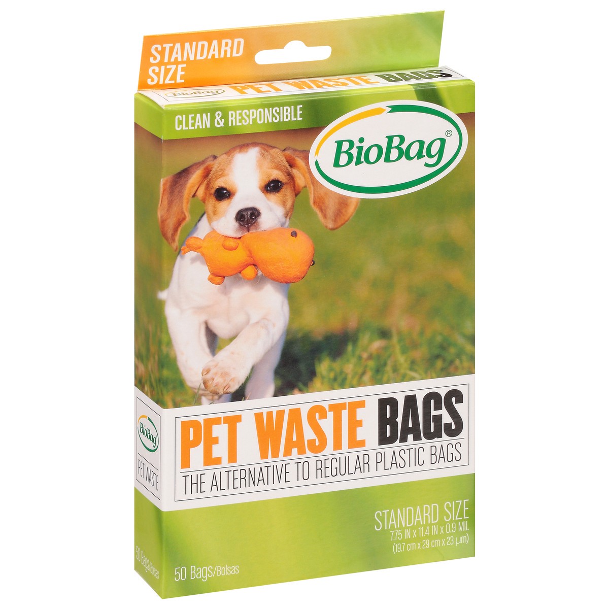 slide 2 of 9, BioBag Pet Waste Bags Standard Size 50 ea, 1 ct