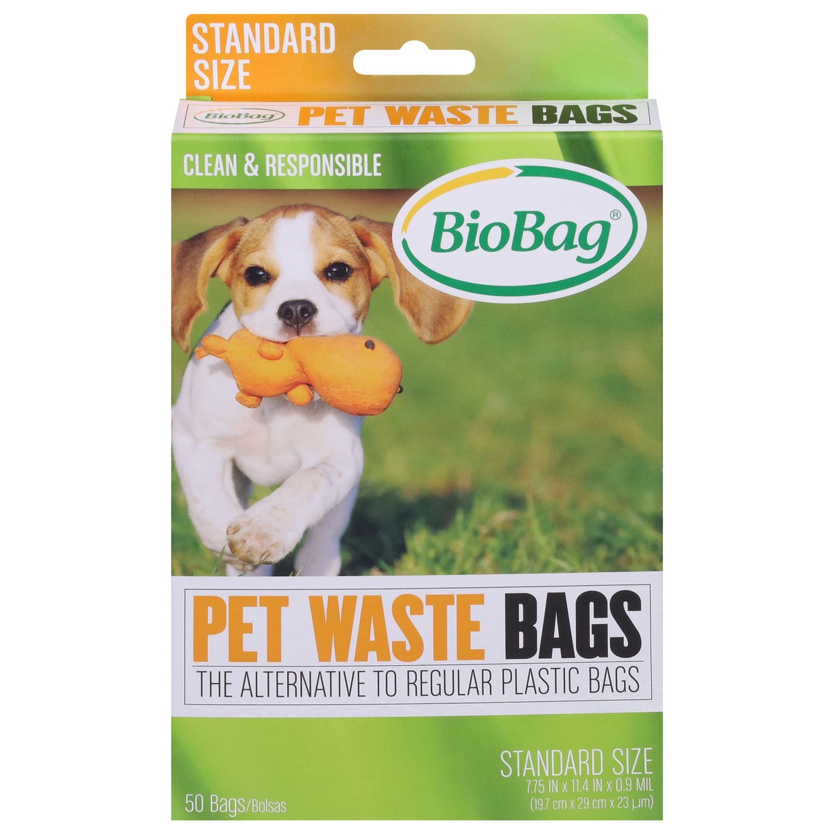 slide 1 of 9, BioBag Pet Waste Bags Standard Size 50 ea, 1 ct