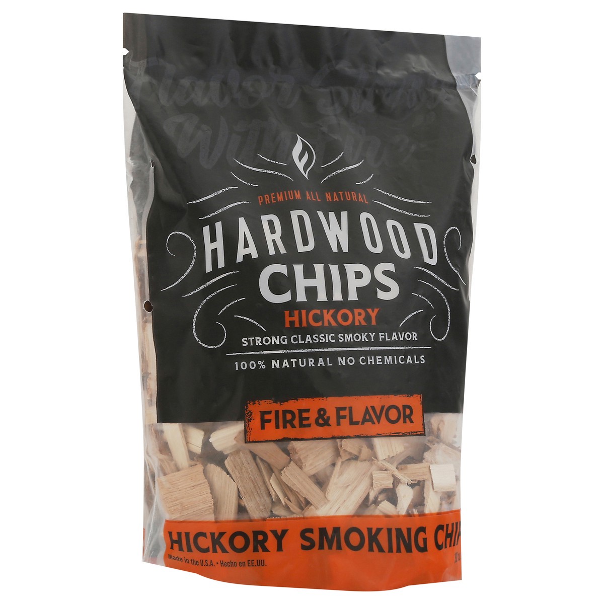 slide 2 of 9, Fire & Flavor Hickory Hardwood Chips 1 ea, 1 ea