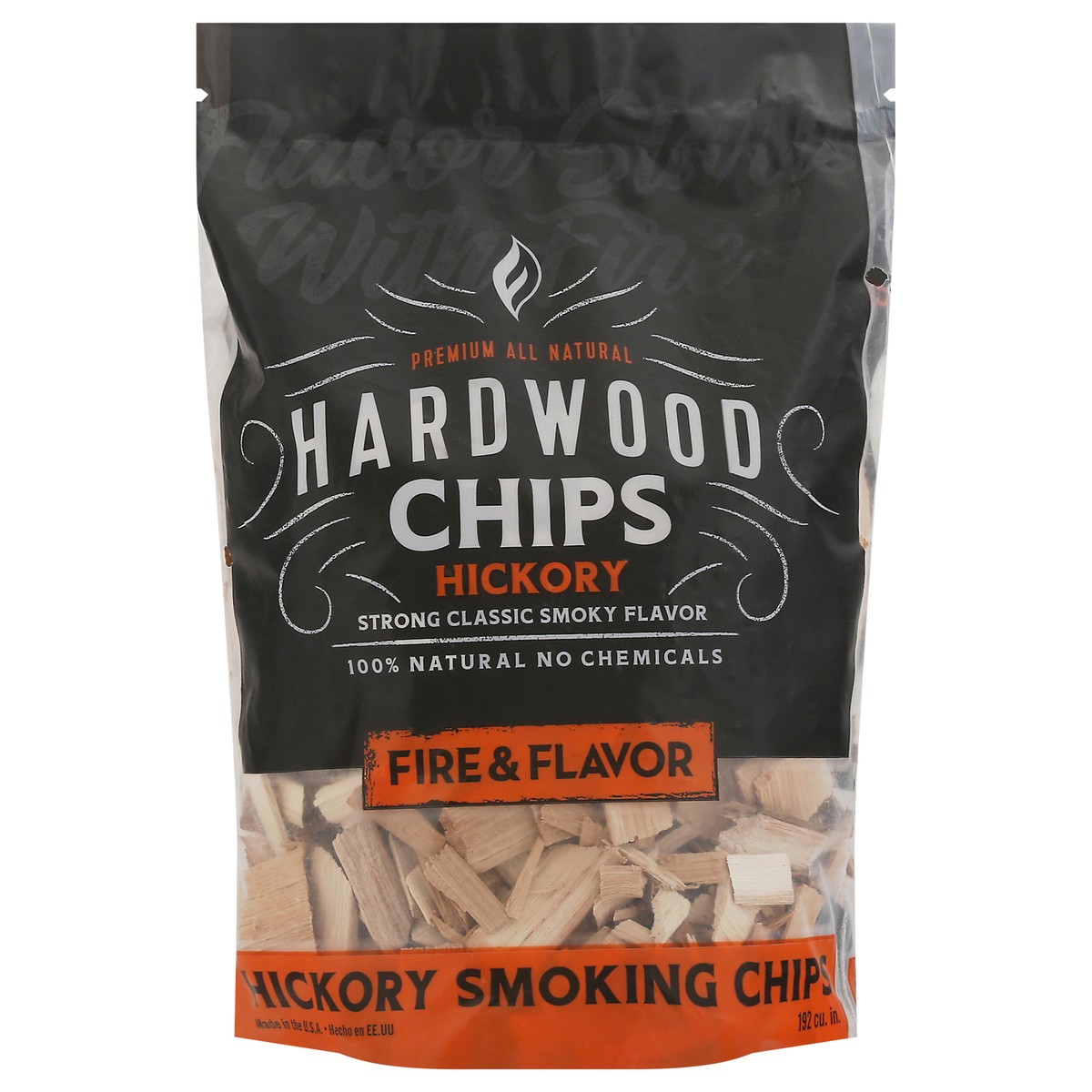 slide 1 of 9, Fire & Flavor Hickory Hardwood Chips 1 ea, 1 ea