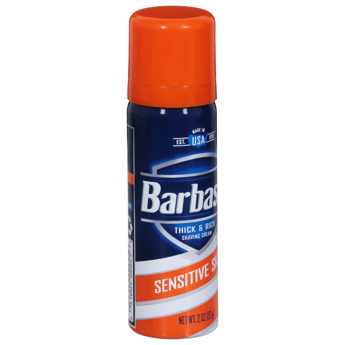 slide 3 of 9, Barbasol Sensitive Skin Thick Rich Shaving Cream, 2 oz