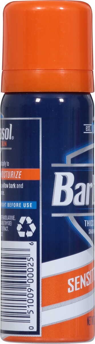 slide 2 of 9, Barbasol Sensitive Skin Thick Rich Shaving Cream, 2 oz