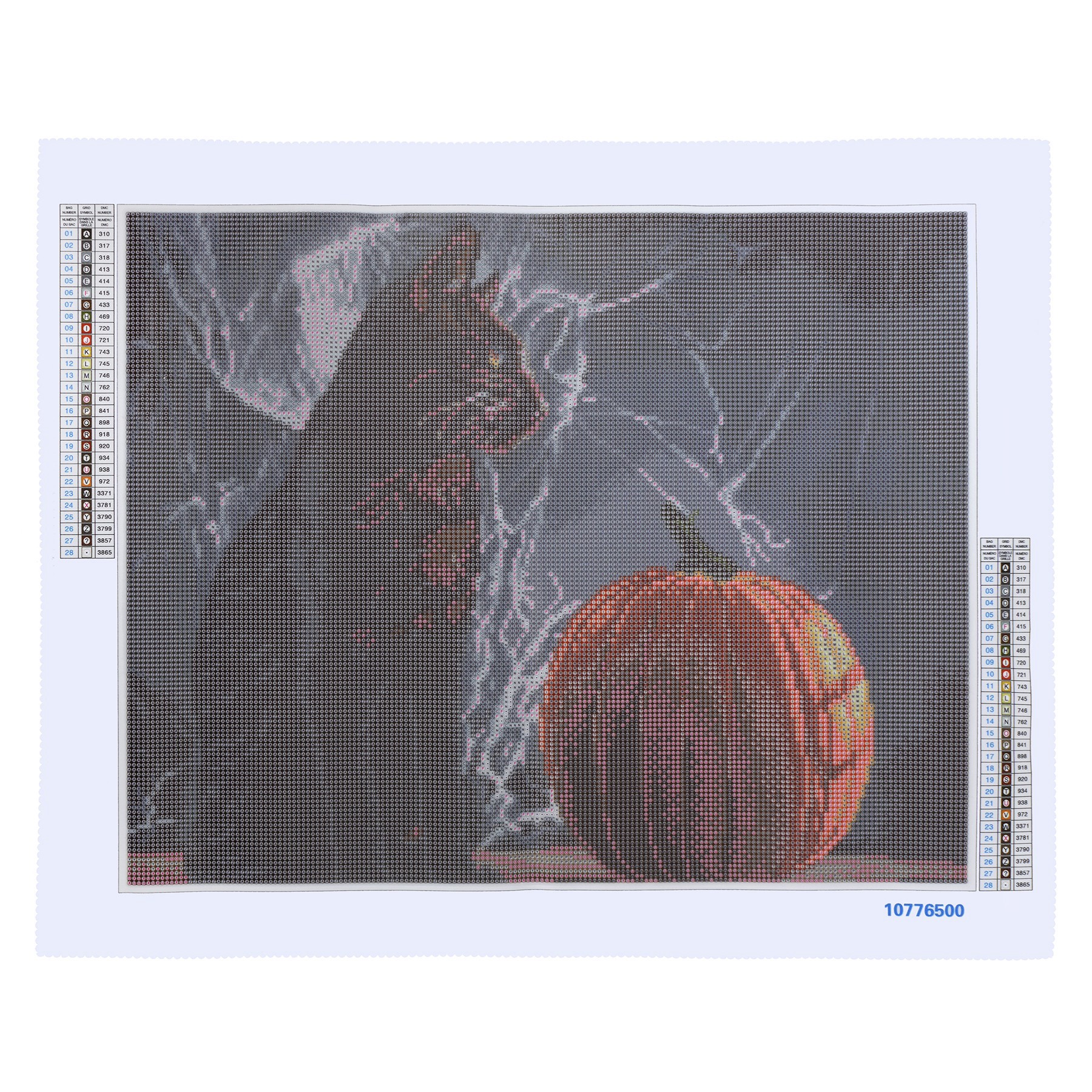 slide 4 of 4, 16" X 20" Cat With Pumpkin Diamond Art Kit By Make Market, 16 in x 20 in