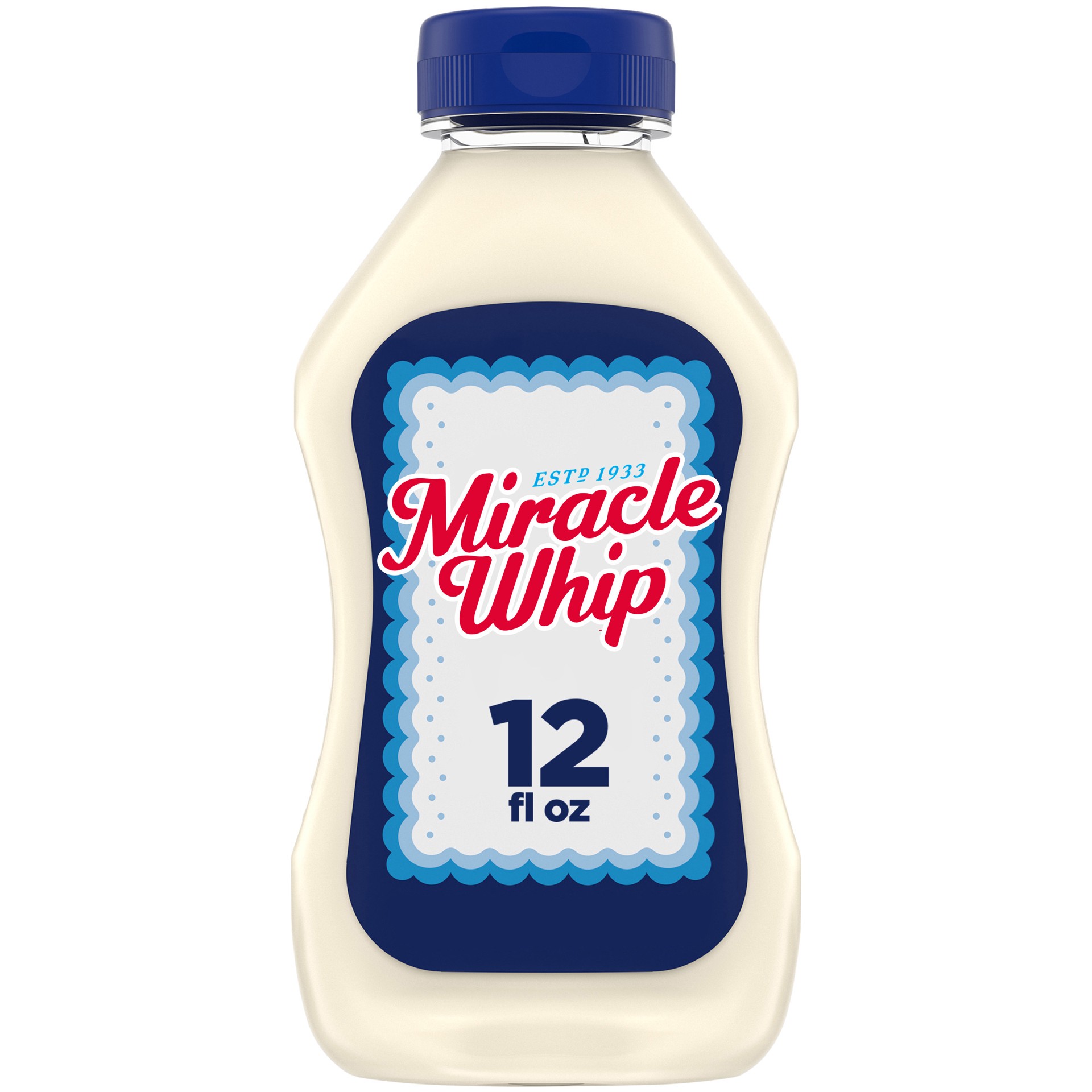 slide 1 of 13, Miracle Whip Mayo-like Dressing Bottle, 12 fl oz