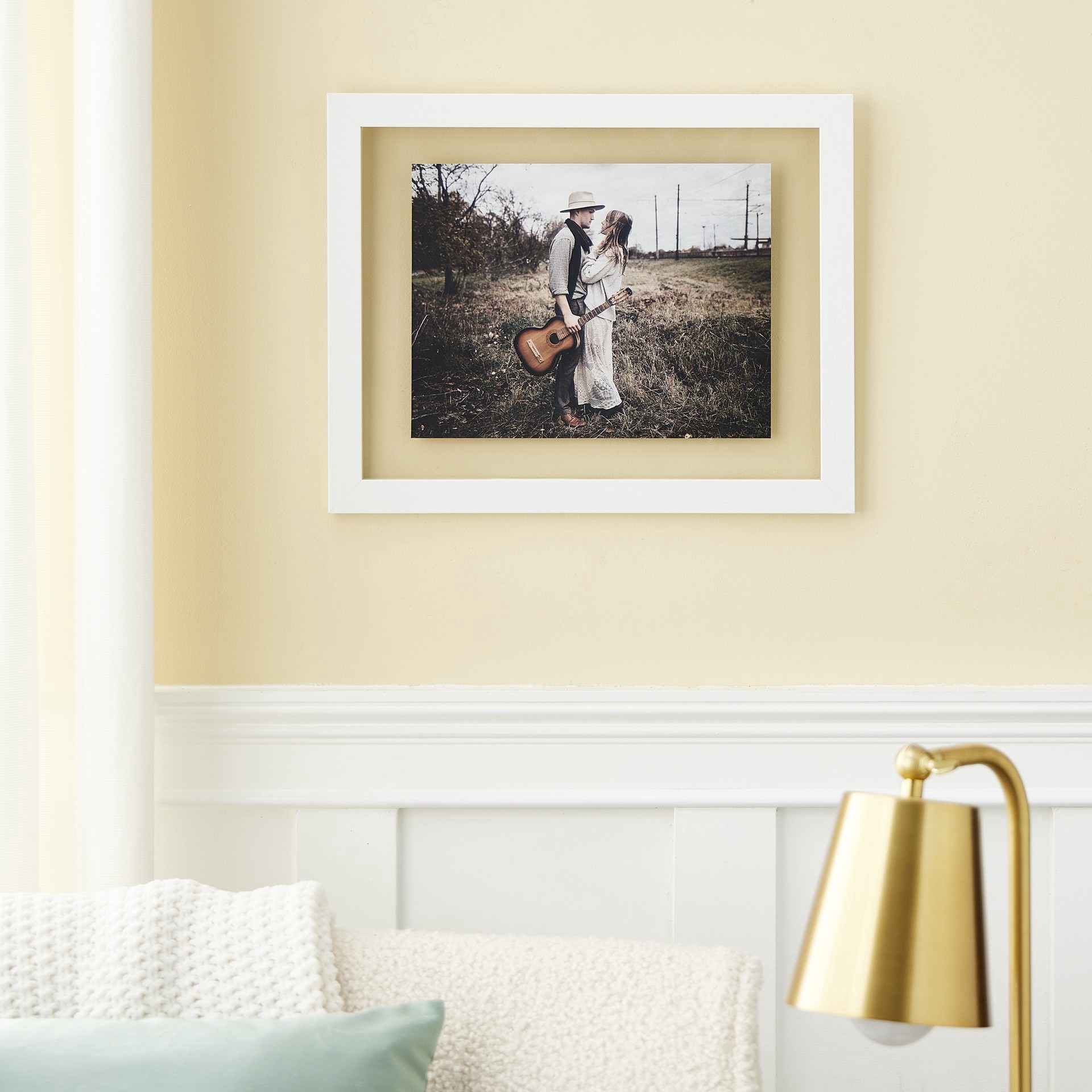 slide 2 of 2, White Belmont Float Frame By Studio Decor, 11 in x 14 in