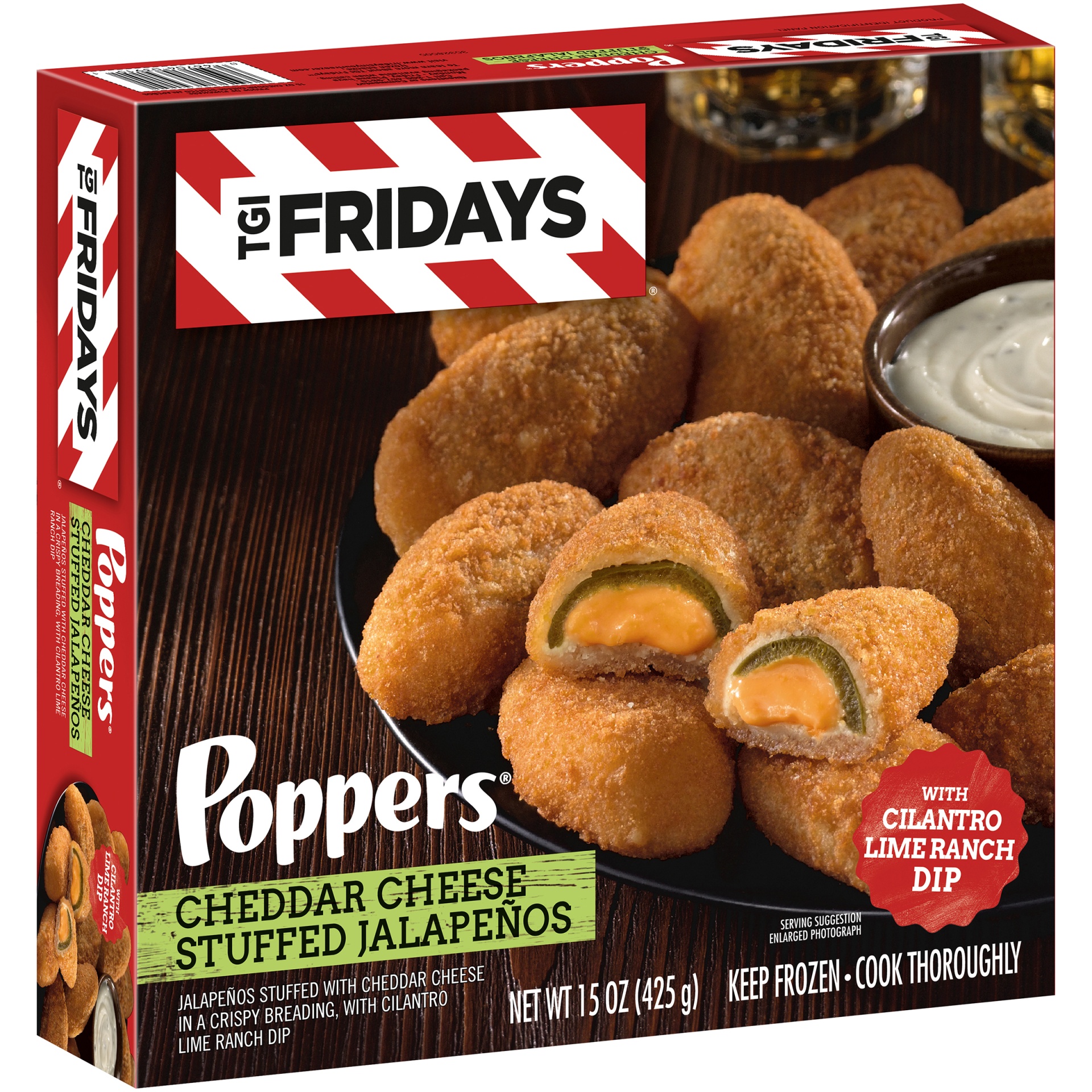 T.G.I. Friday's Cheddar Cheese Stuffed Jalapenos Poppers 15 oz | Shipt