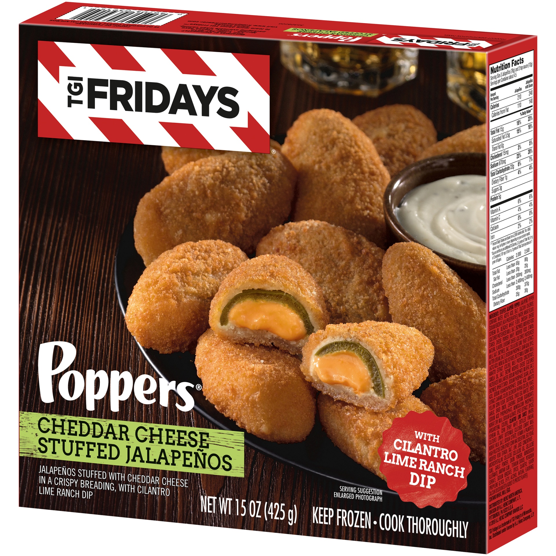Tgi Fridays Cheddar Cheese Stuffed Jalapenos Poppers 15 Oz Shipt 