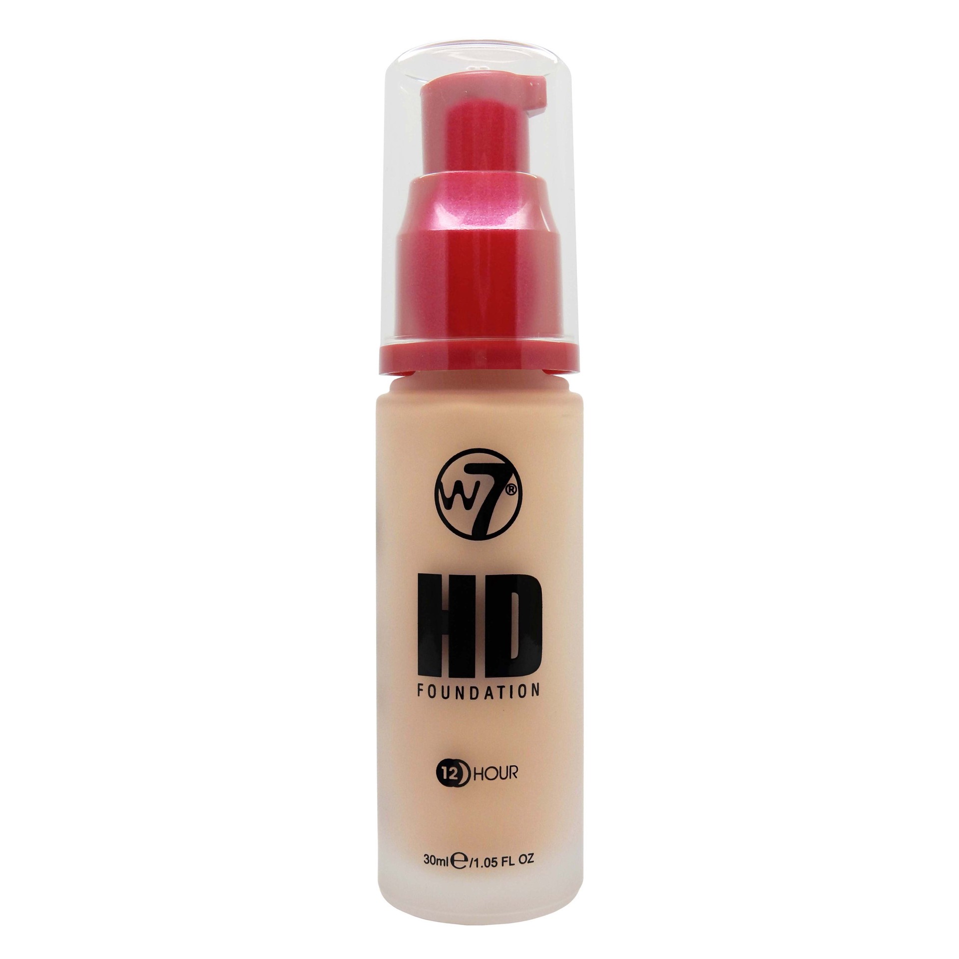 slide 1 of 1, W7 Hd Foundation Sand Beige, 1 ct
