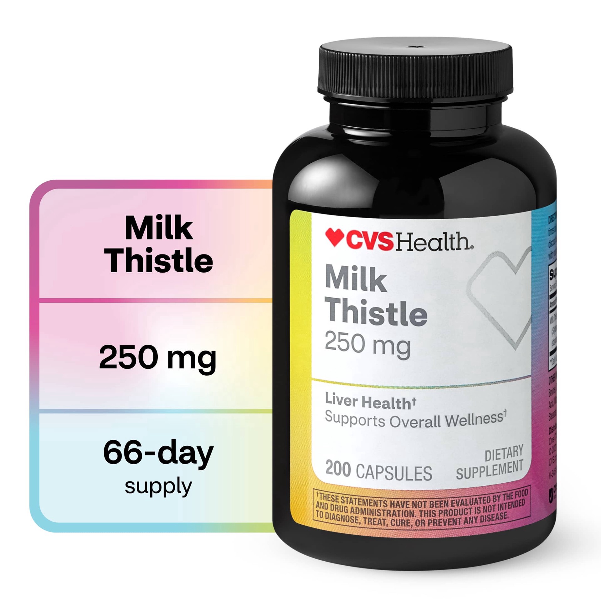 slide 1 of 1, CVS Health Milk Thistle Capsules, 200 Ct, 1 ct