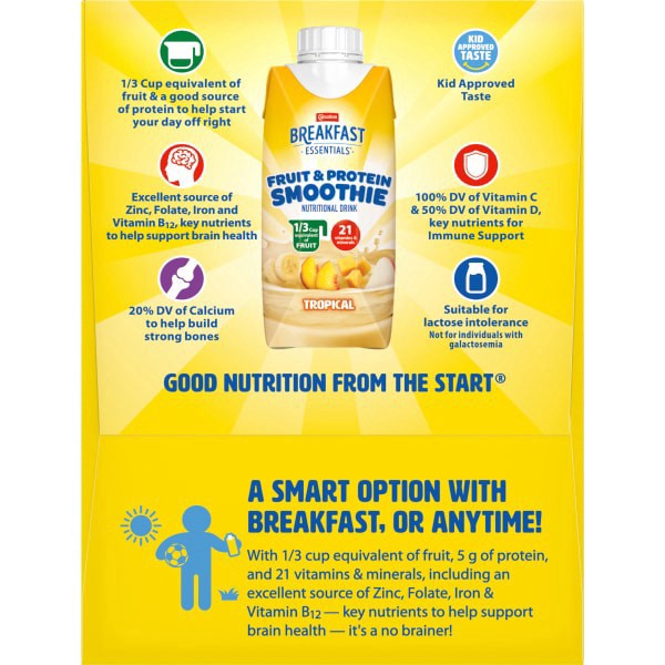 slide 8 of 21, Carnation Fruit Protein Smoothie Tropical, 48 oz