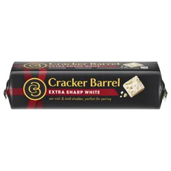Cracker Barrel Extra Sharp White Cheddar Cheese, 8 oz Block