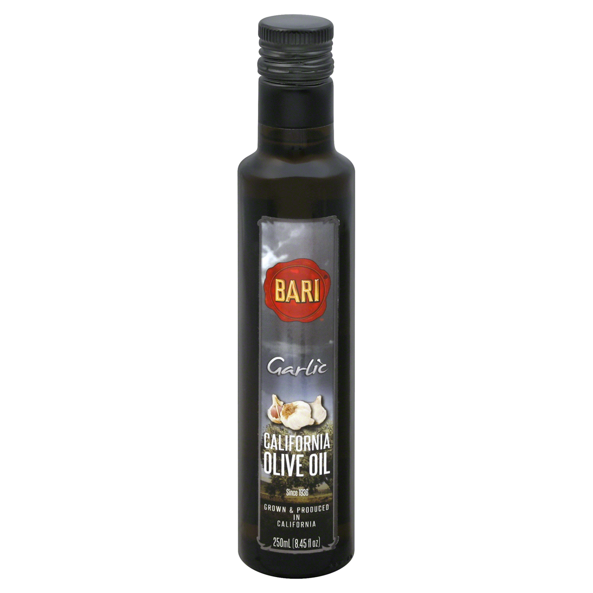 slide 1 of 1, Bari California Olve Oil, Garlic, 250 ml