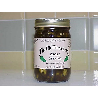 slide 1 of 1, The Ole Homestead Candied Jalapenos, 16 oz