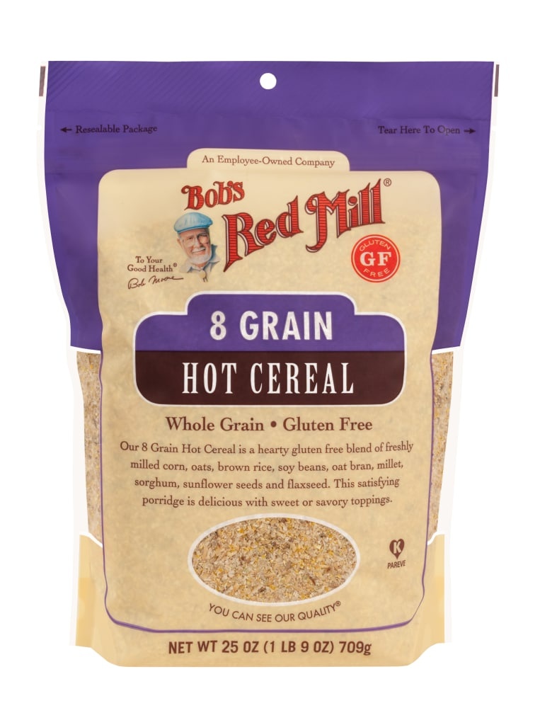 slide 1 of 1, Bob's Red Mill 8 Grain Hot Cereal, Gluten Free, 25 oz