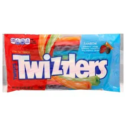 Twizzlers Twists Rainbow Flavored Licorice Style Candy Bag, 12.4 oz