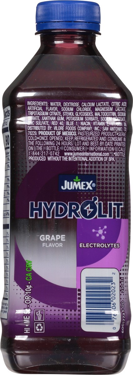 slide 6 of 9, Jumex Hydrolit, Jumex, Grape - 21.1 oz, 21.1 fl oz