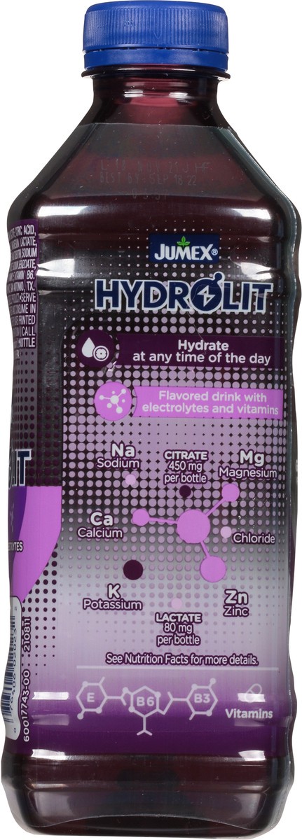 slide 7 of 9, Jumex Hydrolit, Jumex, Grape - 21.1 oz, 21.1 fl oz