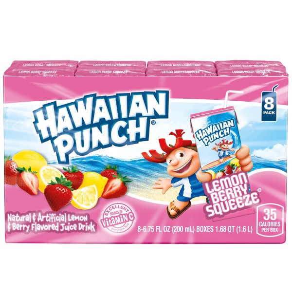 slide 7 of 21, Hawaiian Punch Lemon Berry Squeeze Juice Drink, 8 ct; 6.75 fl oz