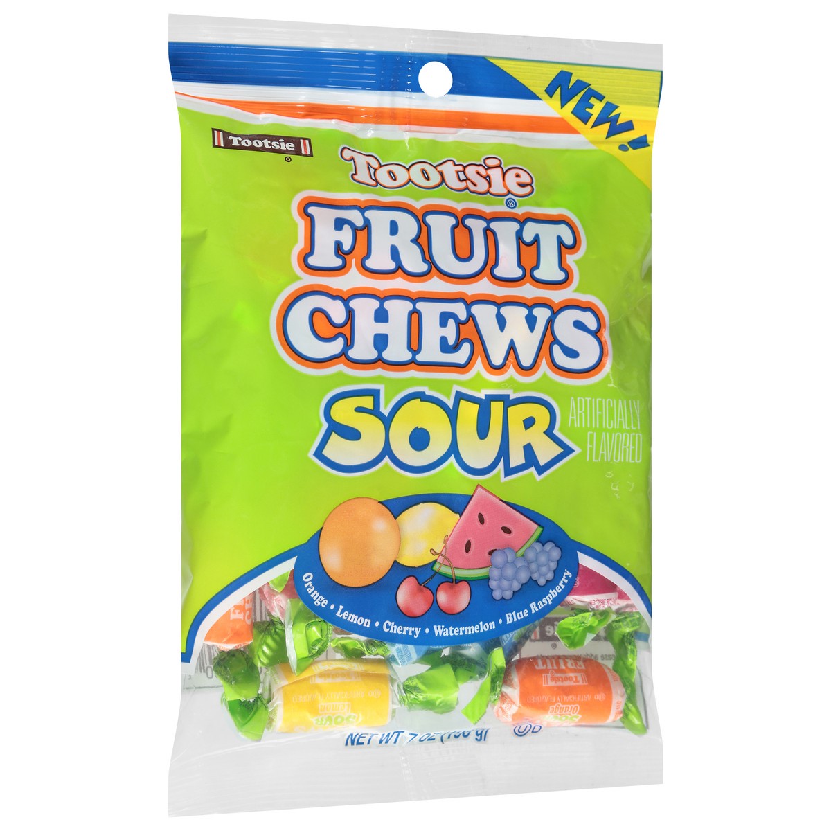 slide 2 of 13, Tootsie Sour Fruit Chews 7 oz, 7 oz