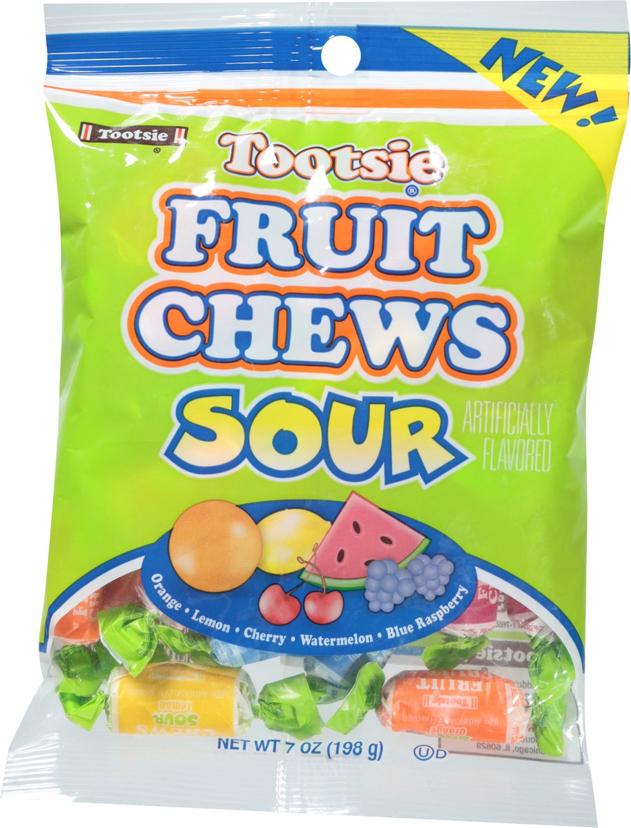 slide 5 of 13, Tootsie Sour Fruit Chews 7 oz, 7 oz