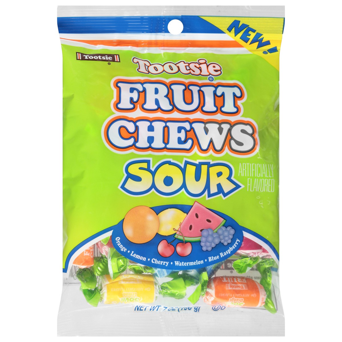 slide 6 of 13, Tootsie Sour Fruit Chews 7 oz, 7 oz