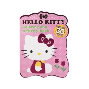 slide 1 of 1, Hello Kitty Coloring Bk W/Stic, 1 ct