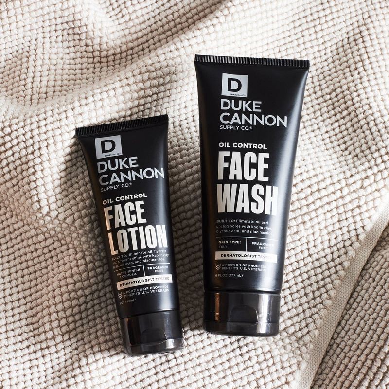 slide 3 of 3, Duke Cannon Oil Control Face Wash 6 fl oz, 6 fl oz