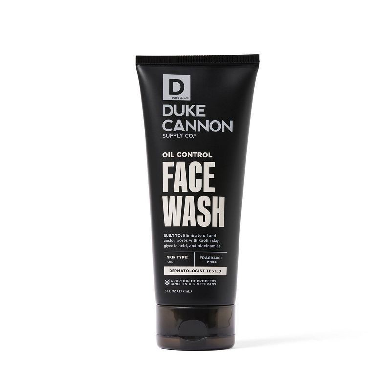 slide 1 of 3, Duke Cannon Oil Control Face Wash 6 fl oz, 6 fl oz