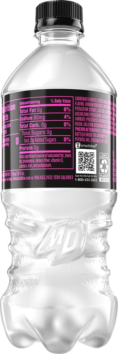 slide 6 of 10, Mountain Dew Zero Sugar Voo Dew Soda Mystery Flavor - 20 fl oz, 20 oz