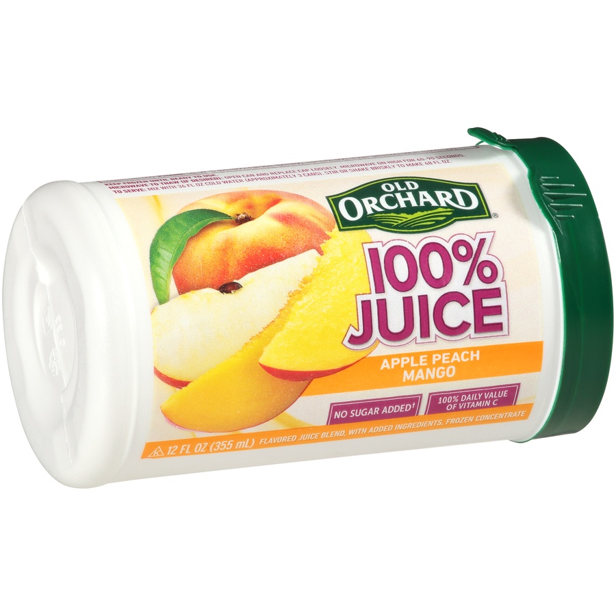 slide 2 of 8, Old Orchard Juice Apple Peach Mango, 12 fl oz