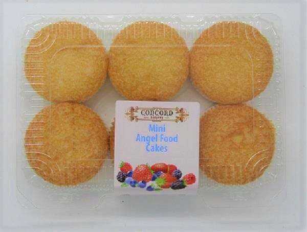 slide 1 of 1, Mini Angel Food Cakes 6Pk, 9 oz