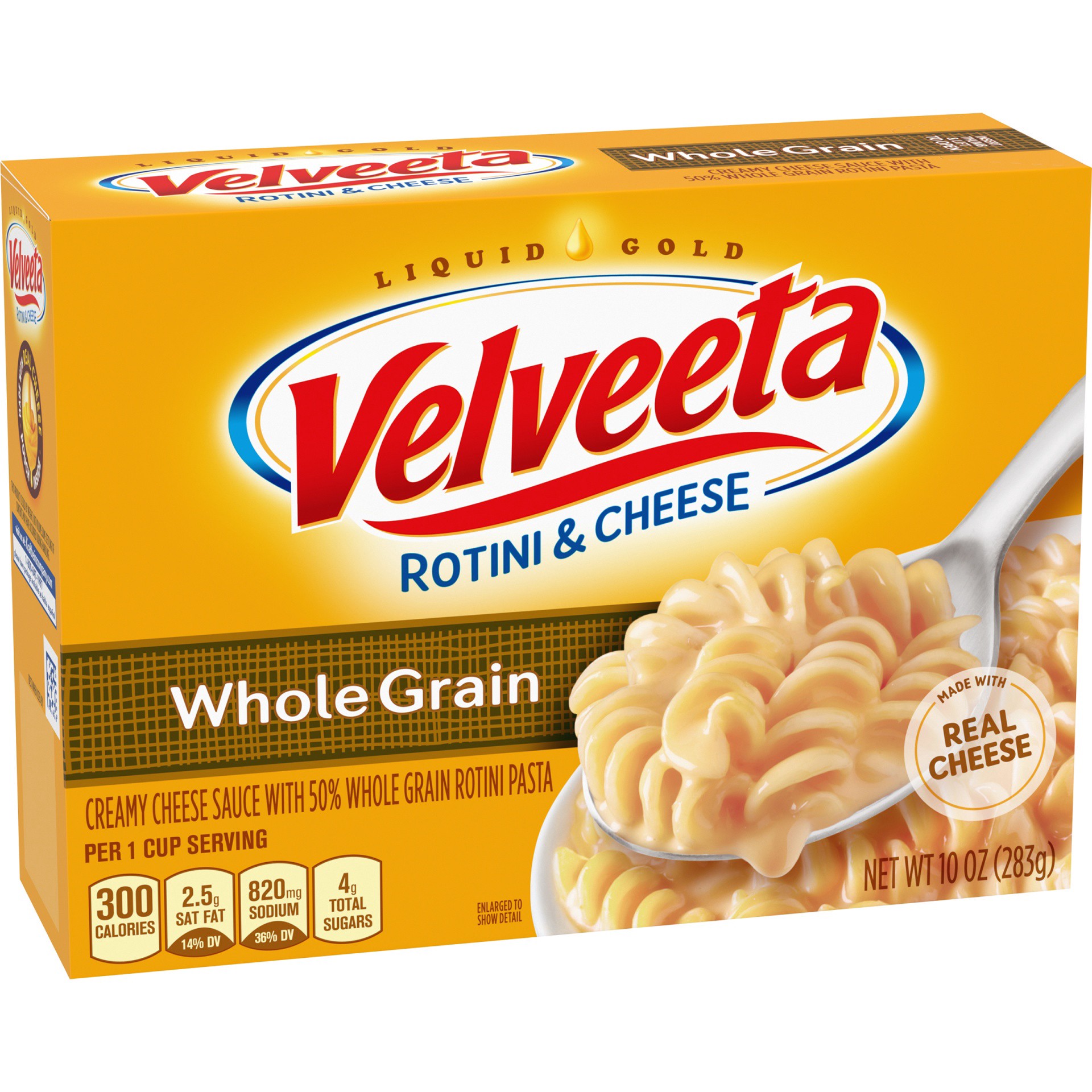 slide 6 of 11, Velveeta Whole Grain Rotini & Cheese 10 oz. Box, 10 oz