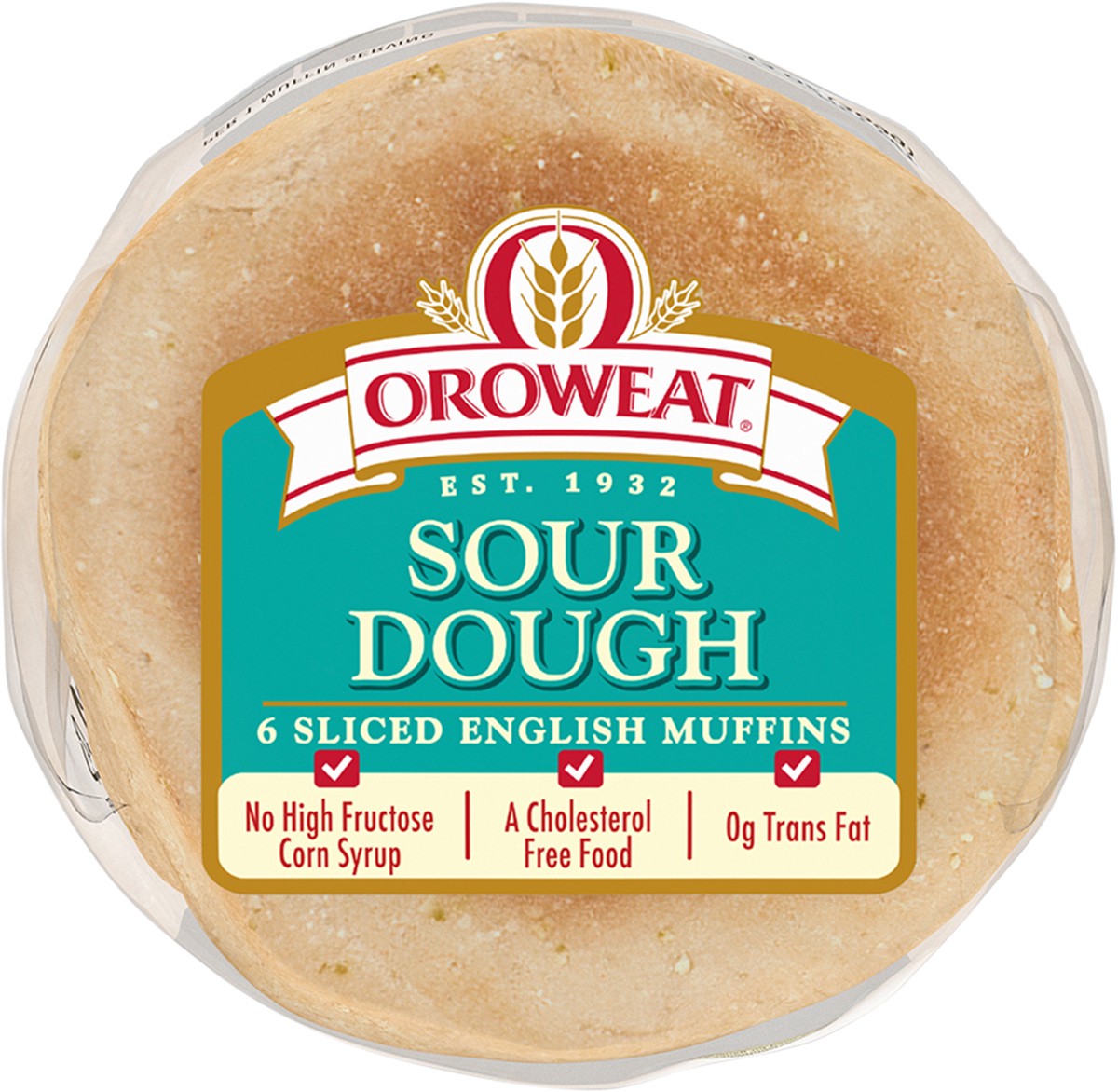 slide 10 of 14, Oroweat Sourdough English Muffins, 6 count, 13 oz, 6 ct