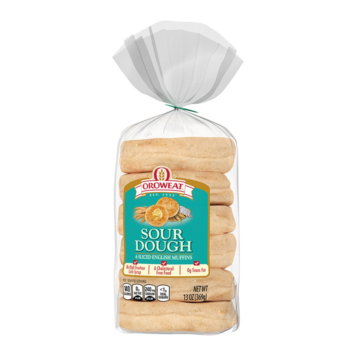 slide 7 of 14, Oroweat Sourdough English Muffins, 6 count, 13 oz, 6 ct