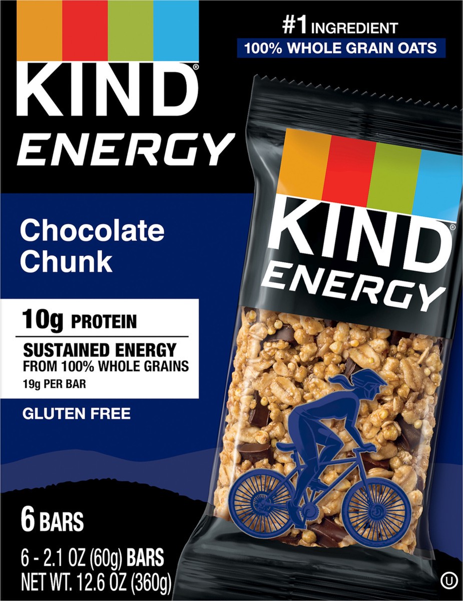 slide 2 of 2, KIND Energy Gluten Free Peanut Butter Dark Chocolate Protein Snack Bars, 2.1 oz, 6 Count, 0.8 lb