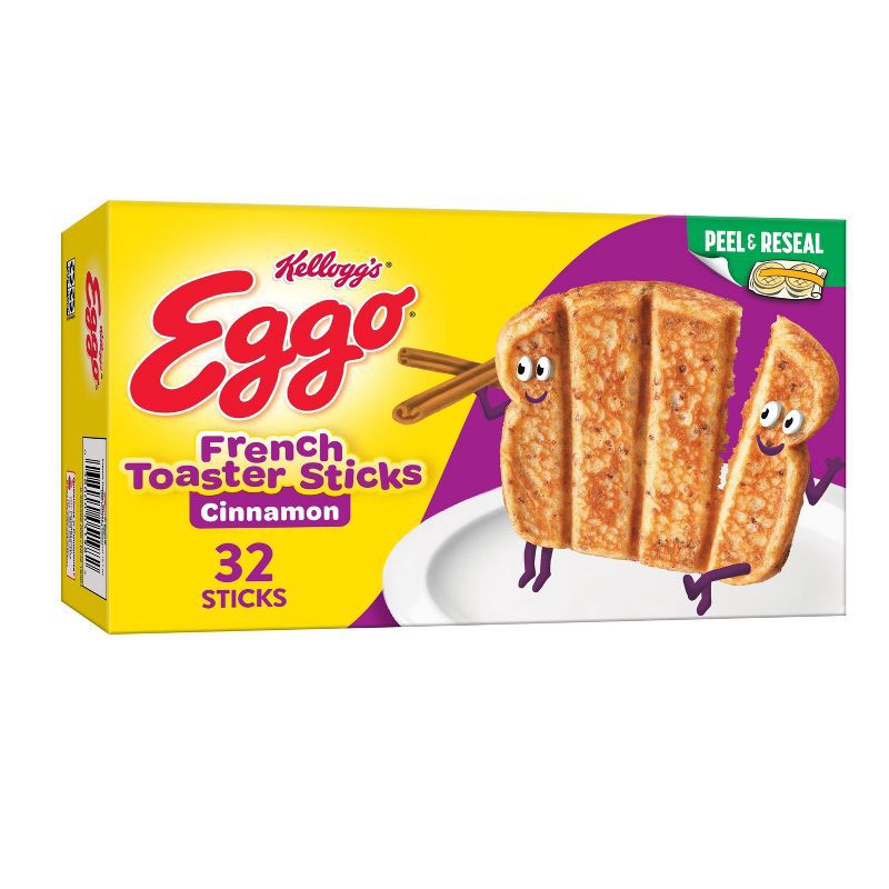 slide 1 of 5, Eggo Cinnamon Frozen French Toaster Sticks - 12.7oz/32ct, 12.7 oz, 32 ct