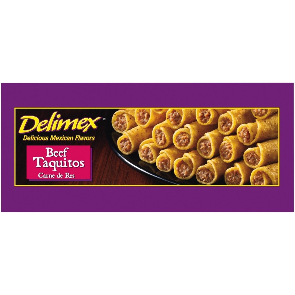 slide 7 of 7, Delimex Beef Corn Taquitos Frozen Snacks - 33oz/33ct, 33 oz, 33 ct