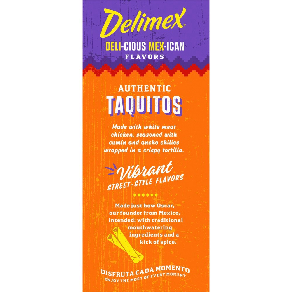 slide 7 of 9, Delimex White Meat Chicken Corn Taquitos Frozen Snacks - 33oz/33ct, 33 oz, 33 ct
