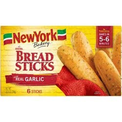 New York Bakery Frozen Breadsticks with Garlic - 10.5oz