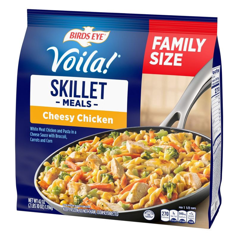 slide 2 of 6, Birds Eye Voila! Frozen Family Size Cheesy Chicken - 42oz, 42 oz